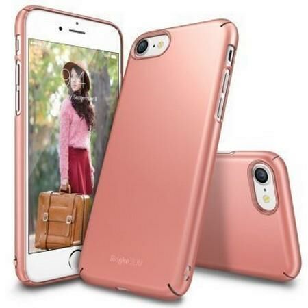 Ringke Slim iPhone 7/8 ile Uyumlu KIlıf Rose Gold İnce Şık Tasarım