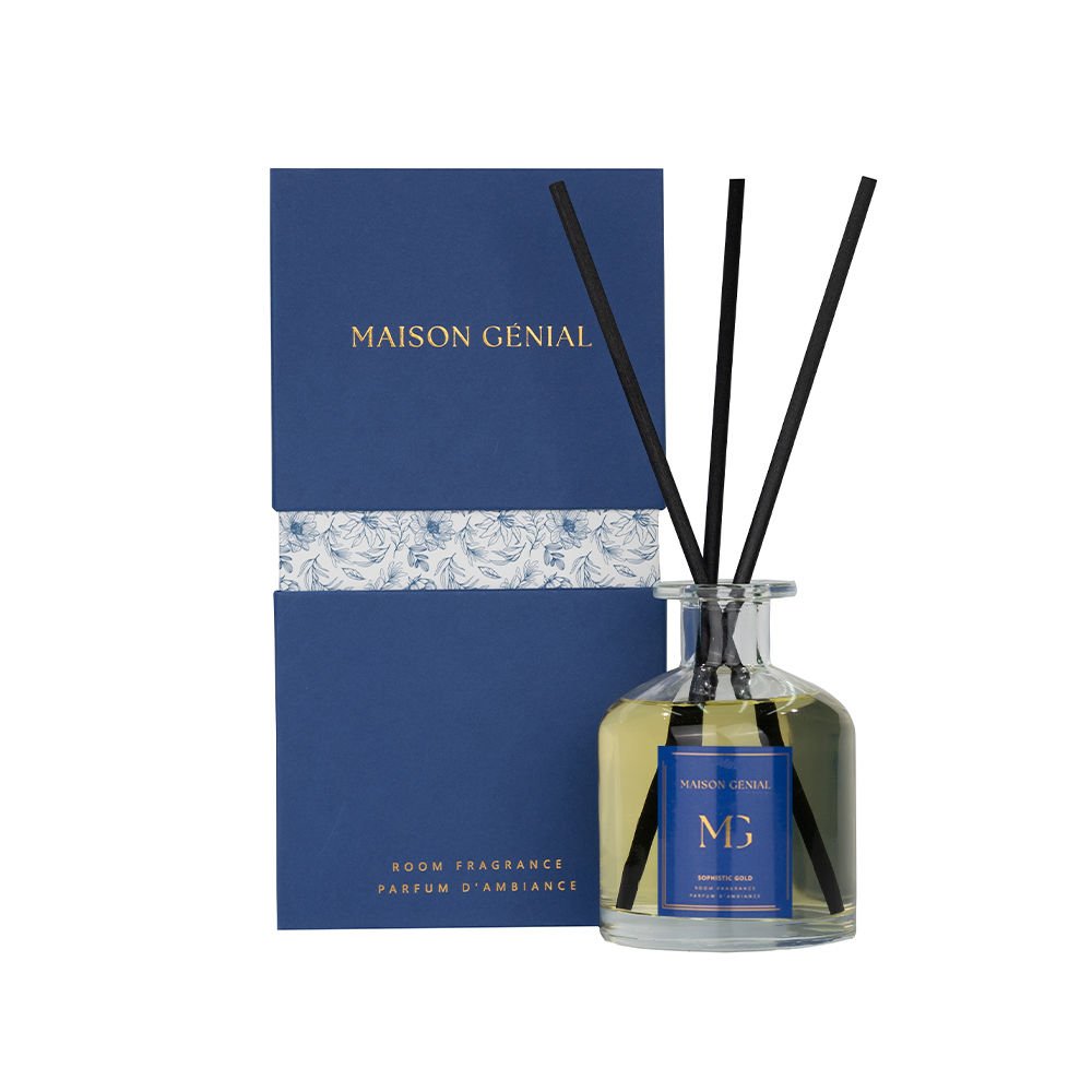 Maison Genial Luxury Sophistic Gold Mavi Difüzer 220 cl