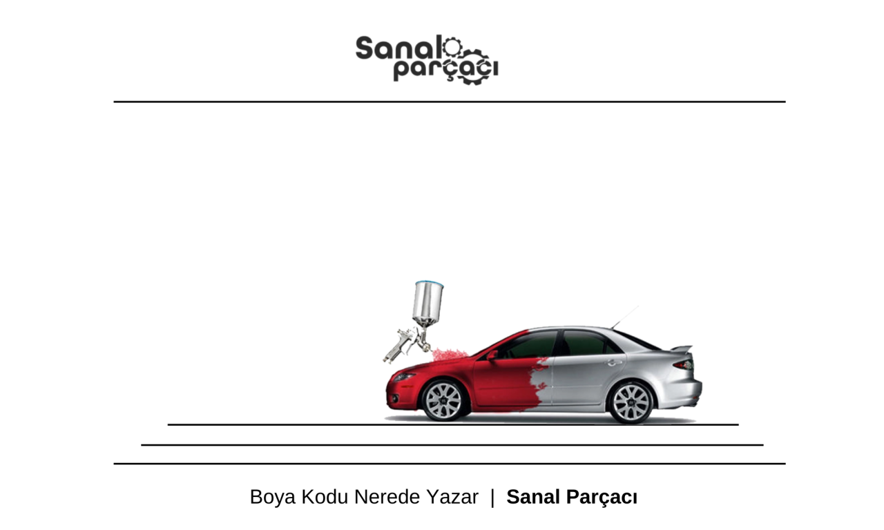 Aracın Boya Kodu Nerde Bulunur ?