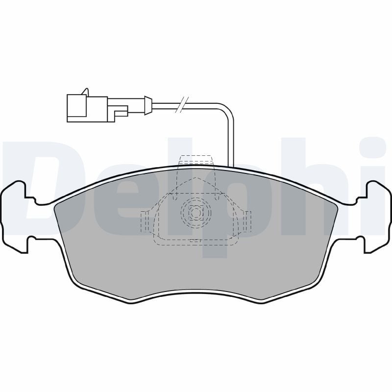 Fiat Albea 1.2 8V Ön Fren Balatası DELPHİ Marka 77362180