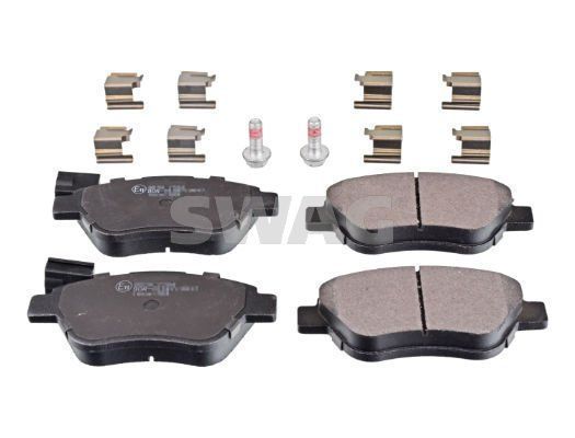 Fiat Panda Ön Fren Balatası Çift Fiş 1.2-1.9 / 8V-16V MultiJet SWAG 77366134