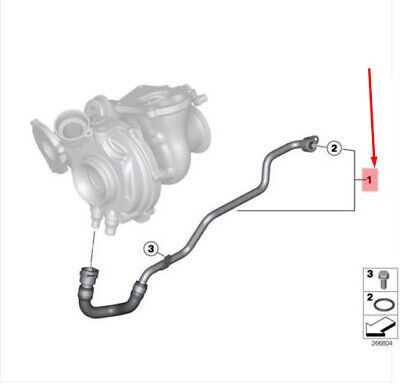 Bmw 1 Seri F20 Kasa Turbo Su Hortumu Bmw Orijinal Marka 11538507251