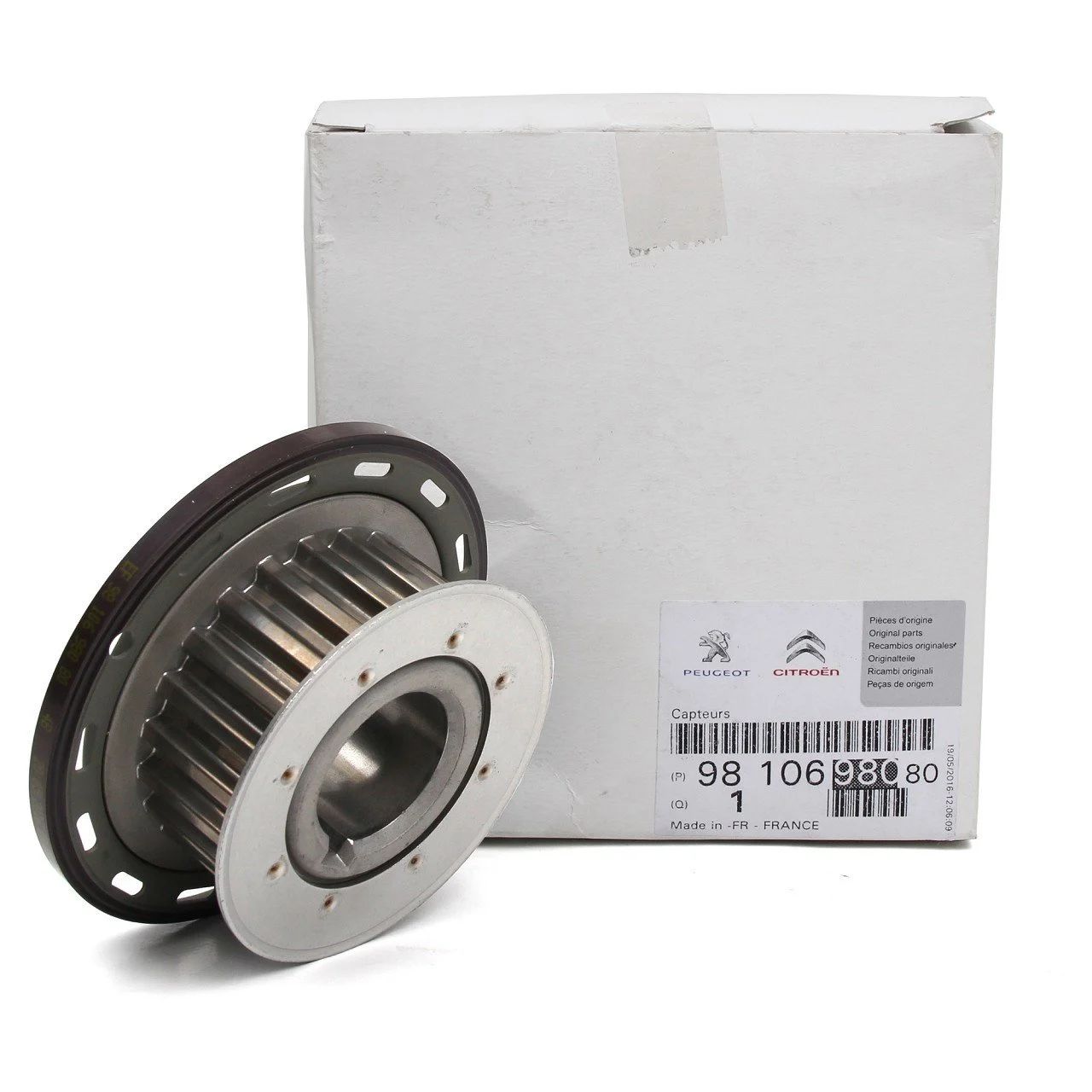 Peugeot 301 1.6 HDi Crankshaft Gear Reader PSA Brand 9810698080
