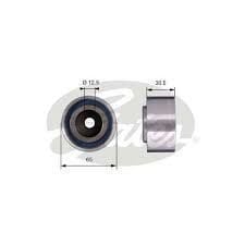 Fiat İdea Triger Gergi Rulmanı 1.6 16V GATES Marka 55211287