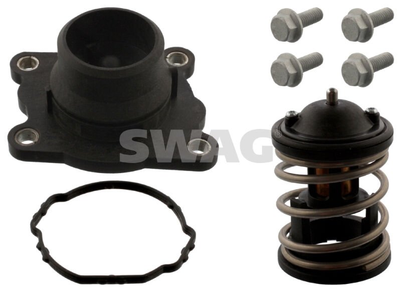 Bmw E87 Case 120d N47 Engine Thermostat and Cover Set Swag Brand 11517805192 - 20944685