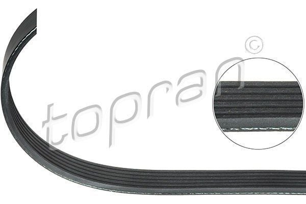 Fiat 500 Alternatör V Kayışı 1.3 Klimalı TOPRAN 46820063