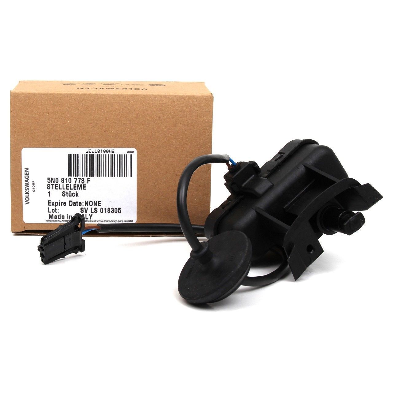 Volkswagen Tiguan 2008 - 2018 Model Fuel Tank Lock Motor Original VAG 5N0810773F