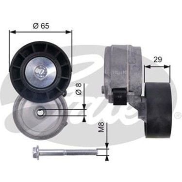 Fiat Marea 1.6 16V Alternatör Gergi Rulmanı GATES Marka 71747798