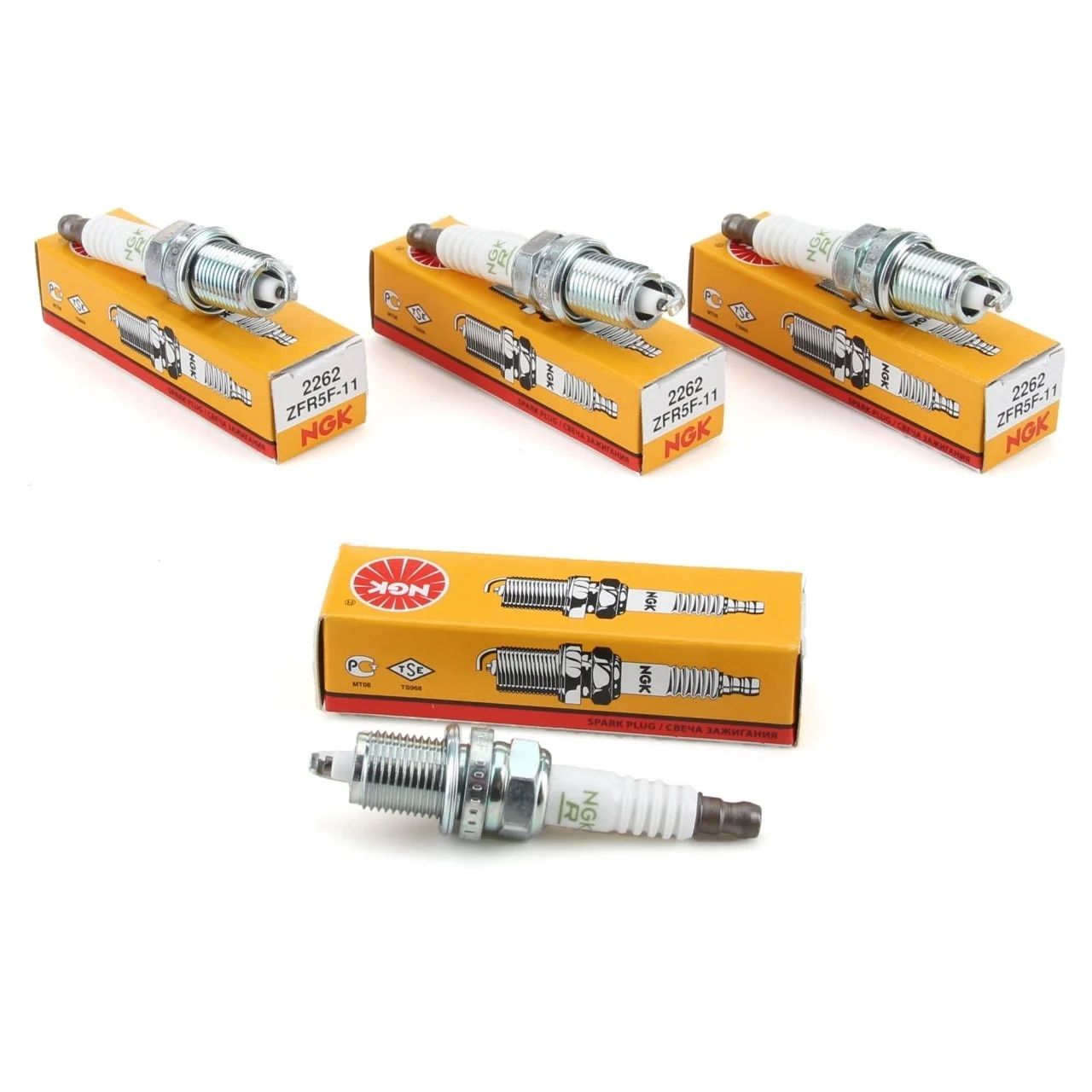 Opel Astra G 1.4 / 1.6 Single Claw Ignition Spark Set Ngk Brand 1214120