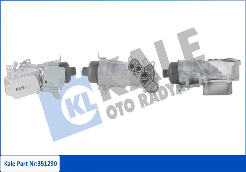Ford Fiesta 2012-2016 Dizel Yağ Soğutucu Komple Kale Marka 1103.S7