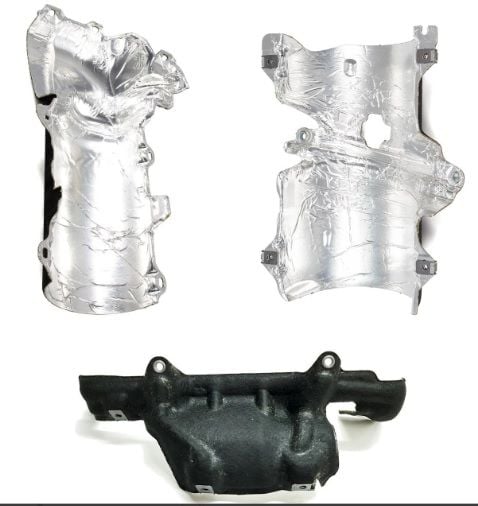 Citroen C2 2003-2009 1.4 Hdi Turbo Isı Kalkan Seti İthal Orjiinal Marka 1723Y4