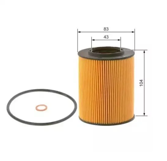 Bmw 3 Series E46 Body 320i Oil Filter Bosch Brand 09864B7017 - 11427512300