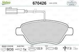 Fiat Punto 1.3 Multijet Ön Fren Balatası VALEO Marka 55174420
