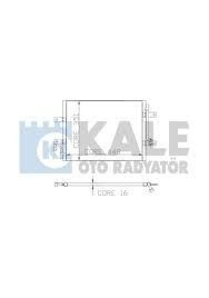 Fiat Palio 1.2 16V Klima Radyatörü Kondenser KALE Marka 46826683