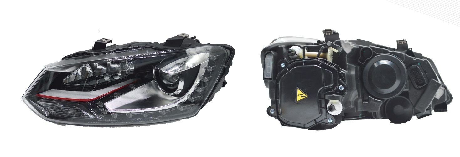 Volkswagen Polo 2009> GTI Left Headlight Led BI-XENON Imported Brand 6R1941039B