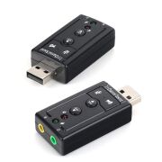 Dark USB Ses Kartı 7.1 Stereo Ses Efektli (Win/Mac Destekli)
