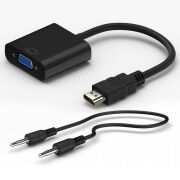 Elitstore HDMI To VGA + Aux Kablo Çevirici