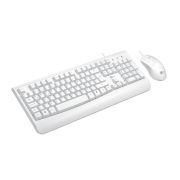 Lenovo Lecoo CM105 Kablolu Klavye & Mouse Set Q Beyaz