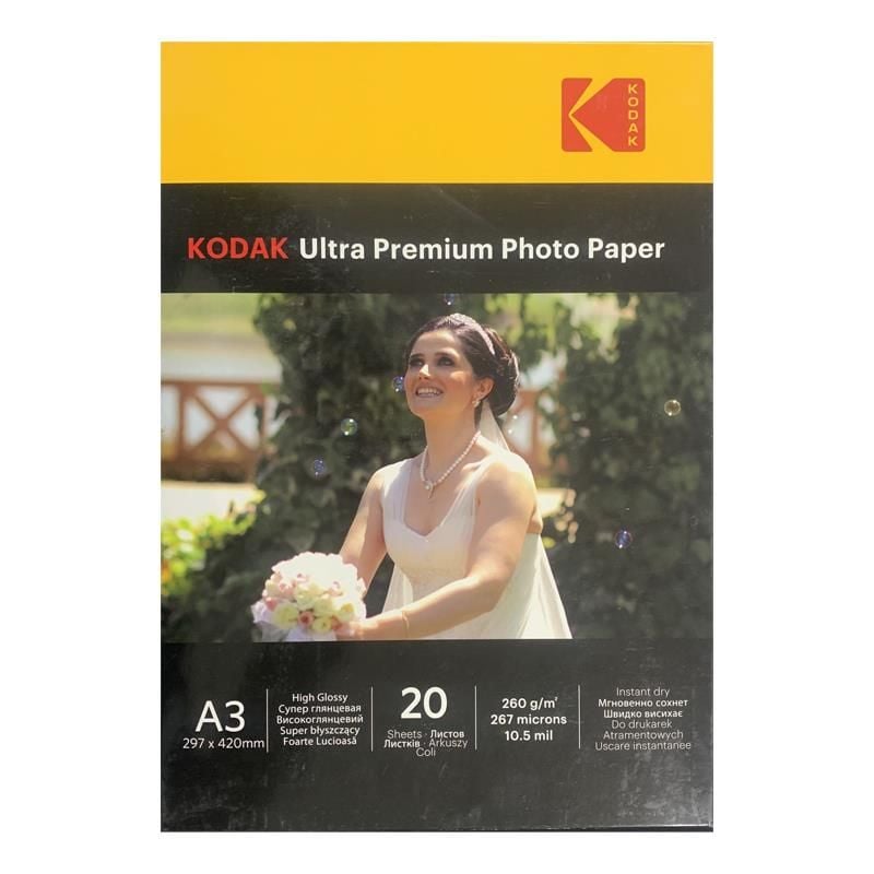 Kodak Photo Paper Ultra Premium 297x420(A3) 260gr (20 Adet)