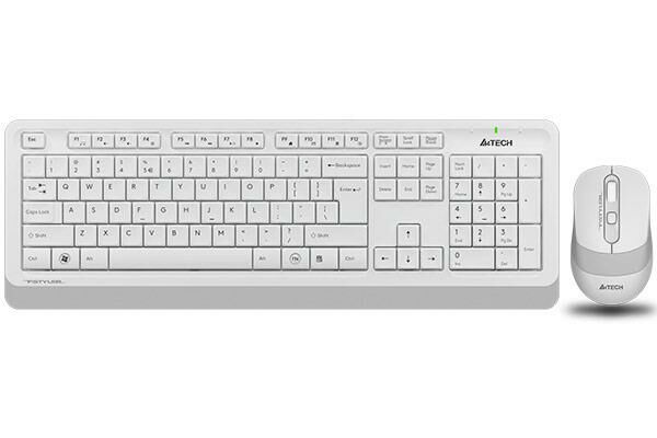 A4TECH Klavye Mouse Seti Kablosuz Beyaz