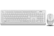 A4TECH Klavye Mouse Seti Kablosuz Beyaz