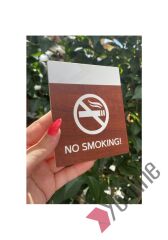 Maun Serisi Sigara İçilmez Uyarı Levhası
