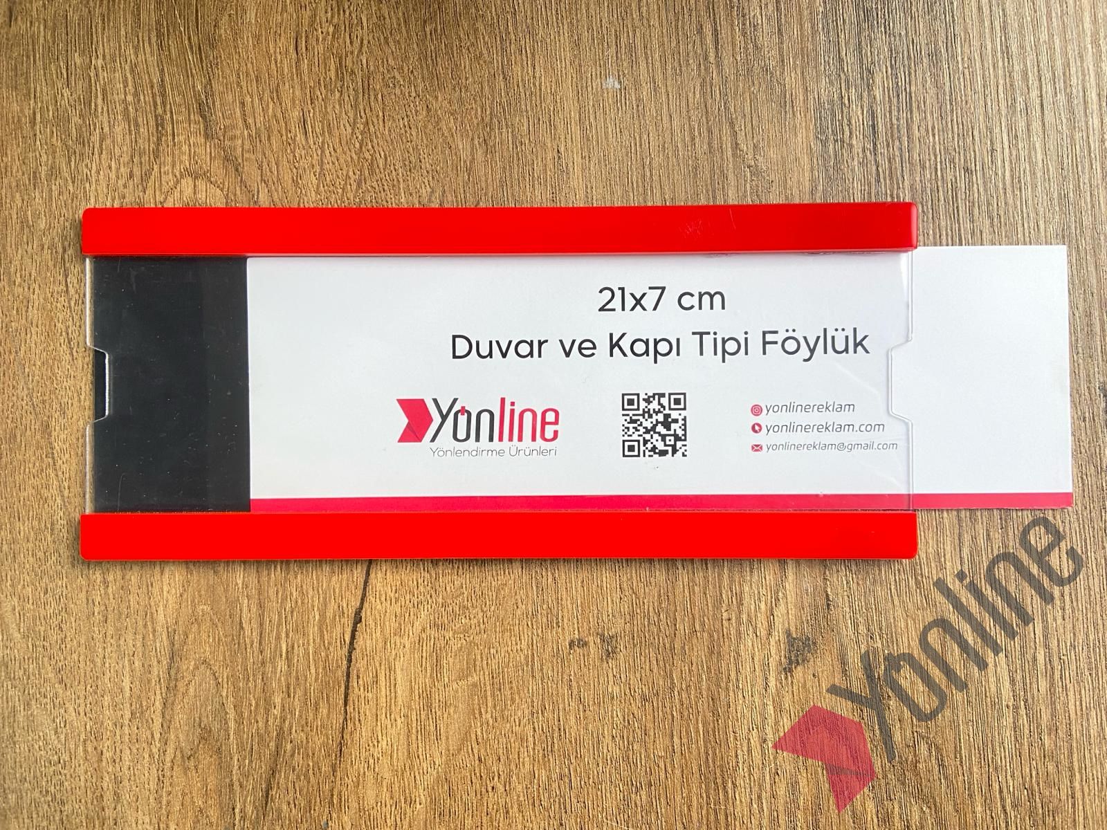 Kapı ve Duvar Tipi Kolay Değiştirilebilir A4 1/3 Föylük