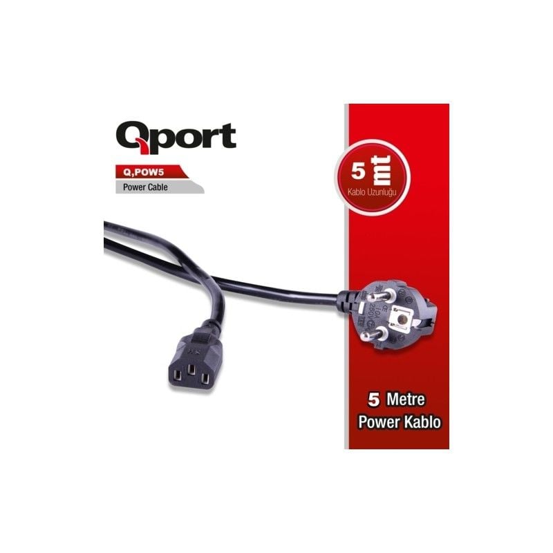 QPORT Q-POW5 5MT POWER KABLO