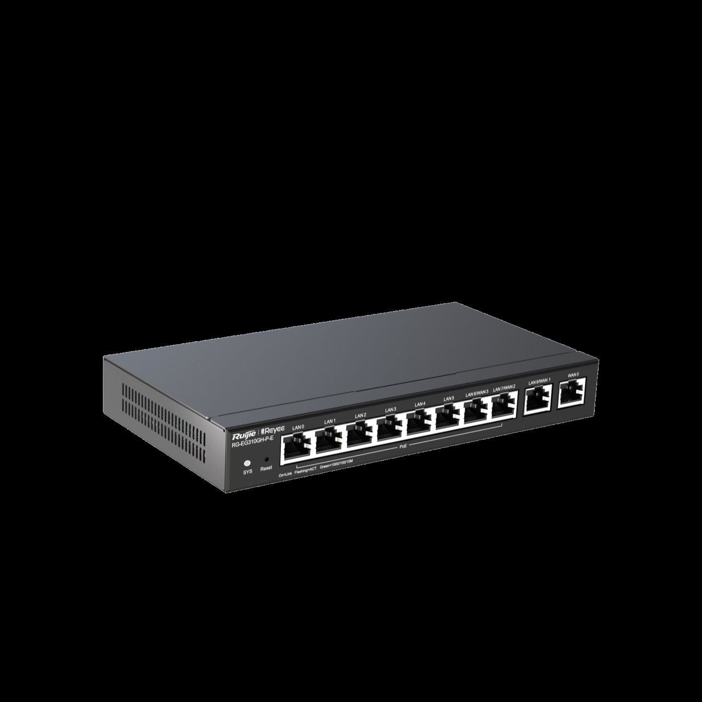 RUIJIE RG-EG310GH-E 10 PORT GIGABIT 10/100/1000 YONETILEBILIR GATEWAY/ROUTER