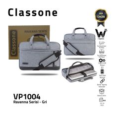 CLASSONE RAVENNA 14'' GRI NOTEBOOK ÇANTASI VP1004