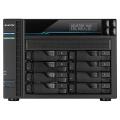 ASUSTOR AS6508T 8 BAY NAS(8X22TB Desteği), 8GB DDR4, M.2 x2, 10GbE x2, 2.5 GbE x2 DEPOLAMA ÜNİTESİ