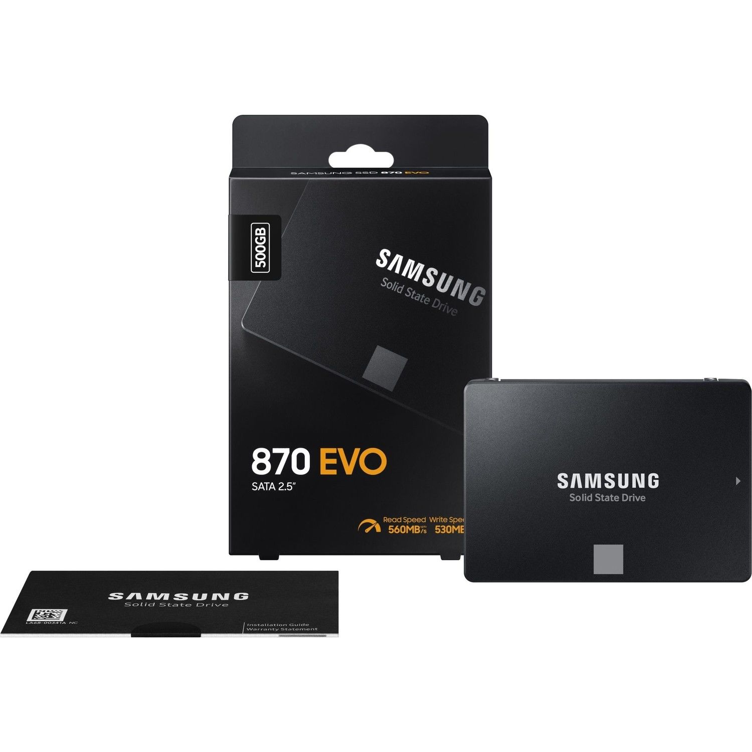 SAMSUNG 870 EVO 500GB 560/530MB/s 2.5'' SATA3 SSD MZ-77E500B/KR