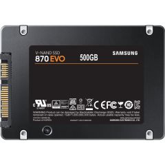 SAMSUNG 870 EVO 500GB 560/530MB/s 2.5'' SATA3 SSD MZ-77E500B/KR