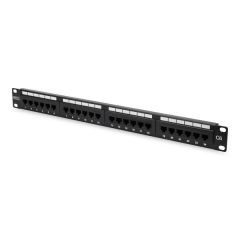 DIGITUS DN-91624U-CR  24 PORT CAT6 DOLU 1U ZIRHSIZ PATCH PANEL