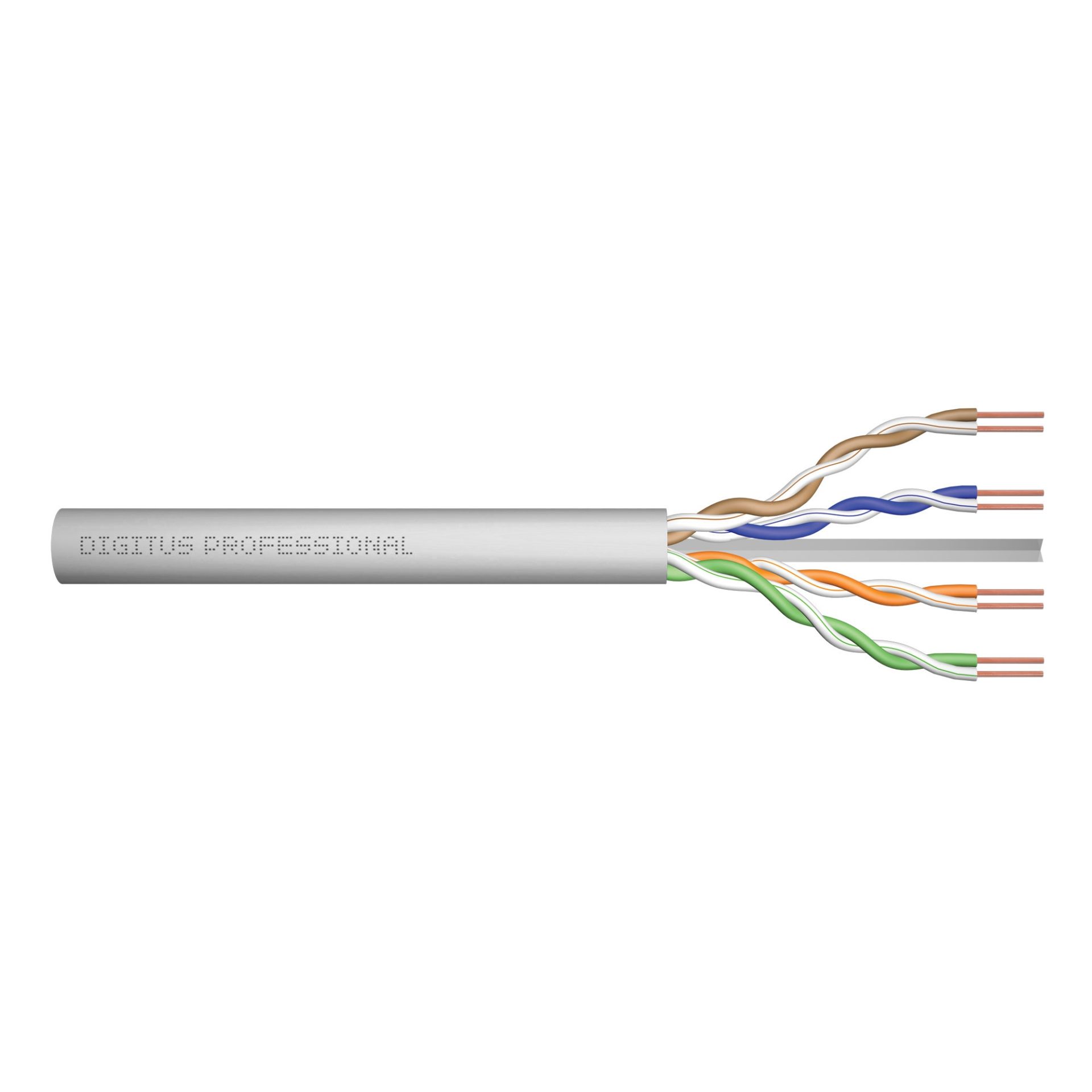 DIGITUS DK-1613-VH-5-GR 500MT UTP CAT6 NETWORK KABLO GRI 23AWG LSOH