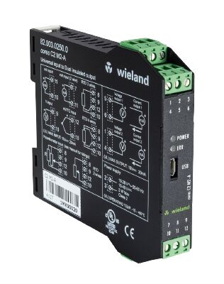 WİELAND ELEKTRİK 82.003.0250.0 0...20mAor4...20mAAktif-Pasif İzolasyon 0…+ 10 V -4 Yollu Galvanik İzolasyon
