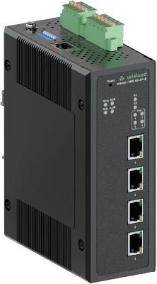 WİELAND ELEKTRİK 83.040.0301.0 Managed IP switch 4 x RJ45 10/100/1000 Mbit/s Giga Ethernet_Profinet v2 Class B_GSDML_Uzak Yönetim Desteği