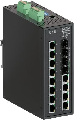 WİELAND ELEKTRİK 83.040.0220.0 Managed IP switch 12 x RJ45 10/100/1000 Mbit/s Gigabit Ethernet_4 x Gigabit SFP Slot _Profinet v2 Class B_GSDML