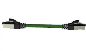 ERCONTEC ERFNW-MS88A-0,4GLSZH RJ45 overmolded patch cable Cat7, PVC, 0.4m