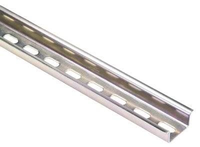 98.370.1000.0 35 X 15 mm İthal Galvaniz Kaplamalı - Delikli Klemens Rayı