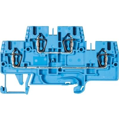 WİELAND ELEKTRİK 56.703.7055.6 2,5 mm Çift Katlı Mavi Yay Baskılı Klemens