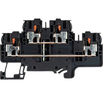 WİELAND ELEKTRİK 56.203.6955.1 WTP 2,5/4 Siyah Her İki Kat Köprülü