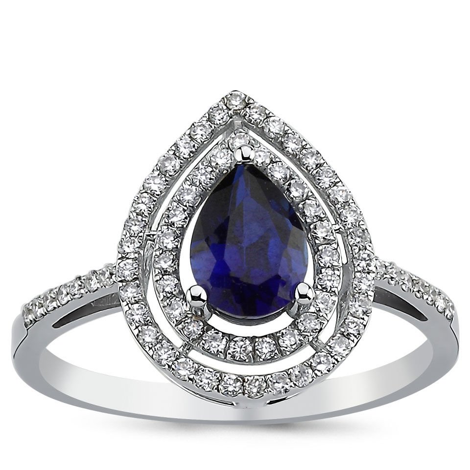 1.16 Karat Safir Pırlanta Yüzük