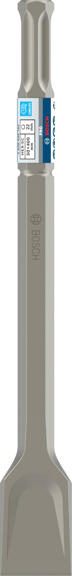 Bosch Pro HEX TE-S 22mm 5C Yassı Keski 50*400mm