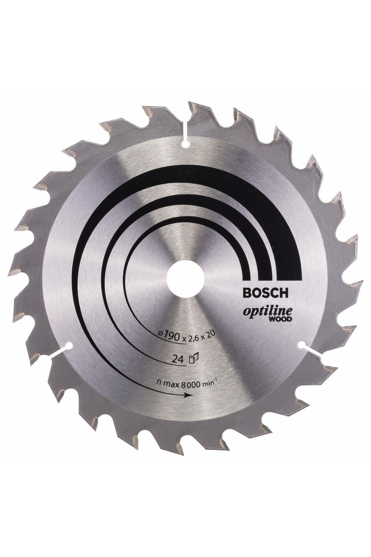 Daire Testere - OPTİLİNE WOOD 190*20/16 MM 24 DİŞ