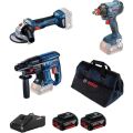 Bosch GDX180+GBH 180+GWS 180 2 x GBA 18V 5.0Ah