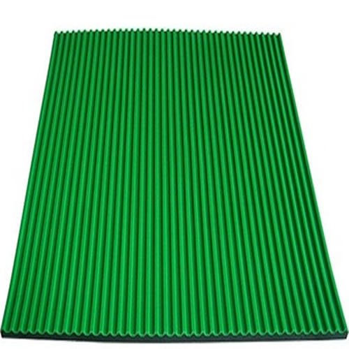 Lastik Levha İnci Tırtırlı Yeşil 3 mm ( En:1,20 mt Boy:1 mt )