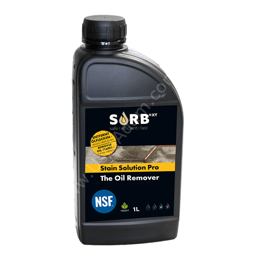 SORB<sup>®XT</sup> Stain Solution Pro - NSF Onaylı Yağ ve Akaryakıt Leke Kir Çözücü Solüsyon 1 LT