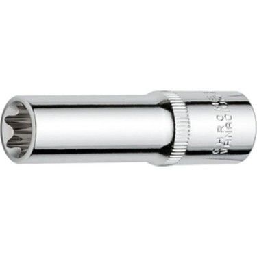Ceta Form 3/8'' Dış TORX Derin Lokma Anahtar -E08