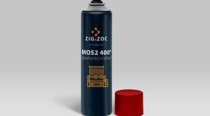 ZIG&ZOC MOS2 400°C Grafitli Kuru Yağlama Sprey 400 ML